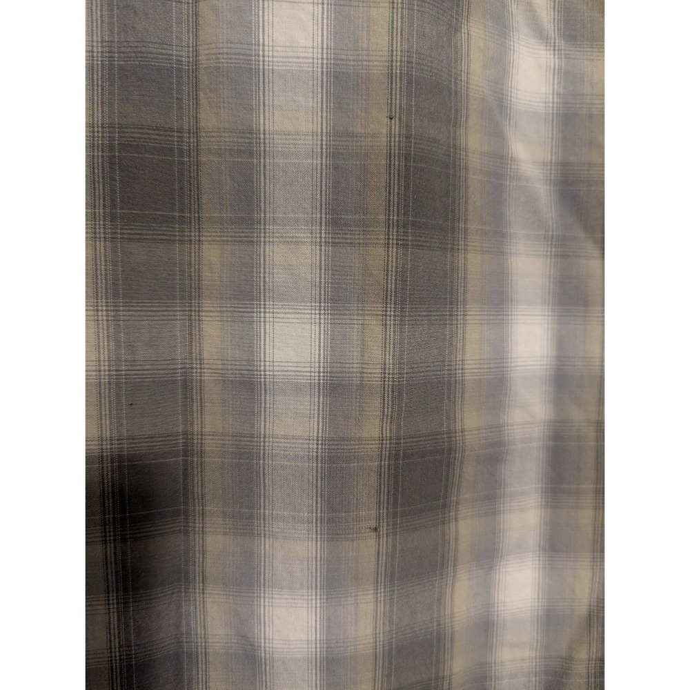 Stetson Plaid Pearl Snap Western Shirt Men's 2XL Green‎ White Long Sleeve Cotton - Picture 6 of 8